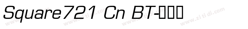 Square721 Cn BT字体转换